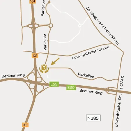 Plaza Berlin Sued 루드비히스펠데